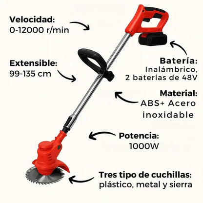 Transforma tu jardín en minutos con la Guadaña™ inalámbrica – incluye baterías extras, regalo exclusivo y garantía de por vida. Paga solo al recibir.
